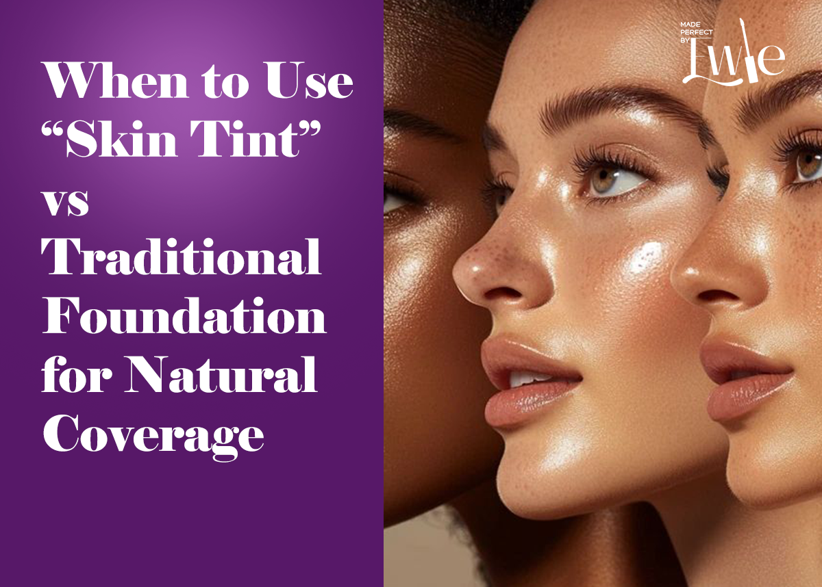 When to Use Skin Tint vs Traditional Foundation for Natural Coverage